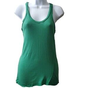O'Neil Womens Green 100% cotton long Tank Top